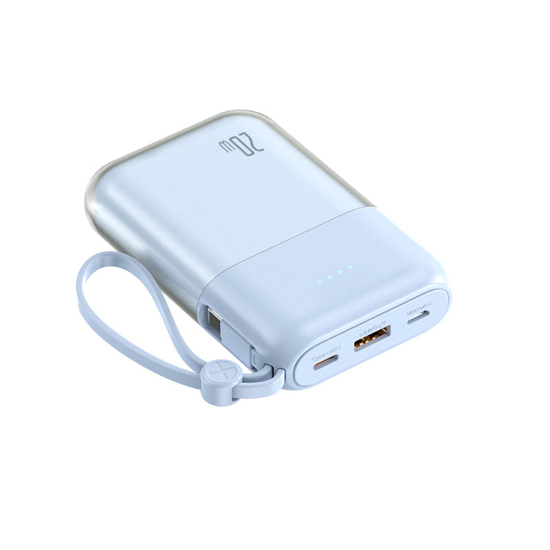 Portable power bank with powerful fast charging cable and integrated LED display Stornfield