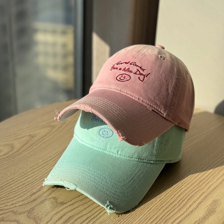 Women's Distressed Cotton Baseball Cap Stornfield 1784270914