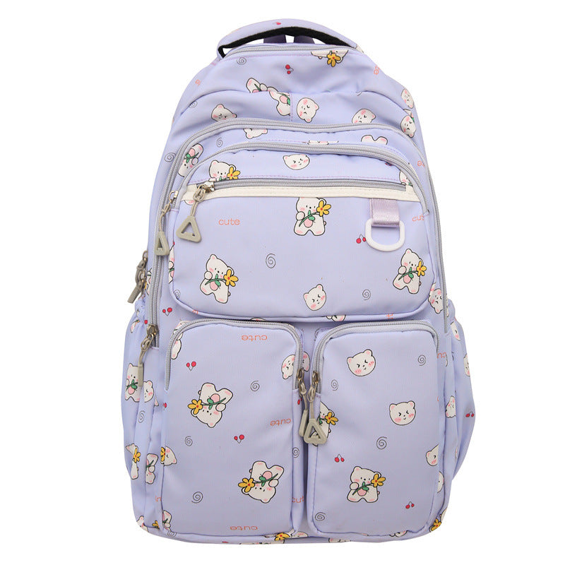 Plush backpack with playful animal motif Stornfield