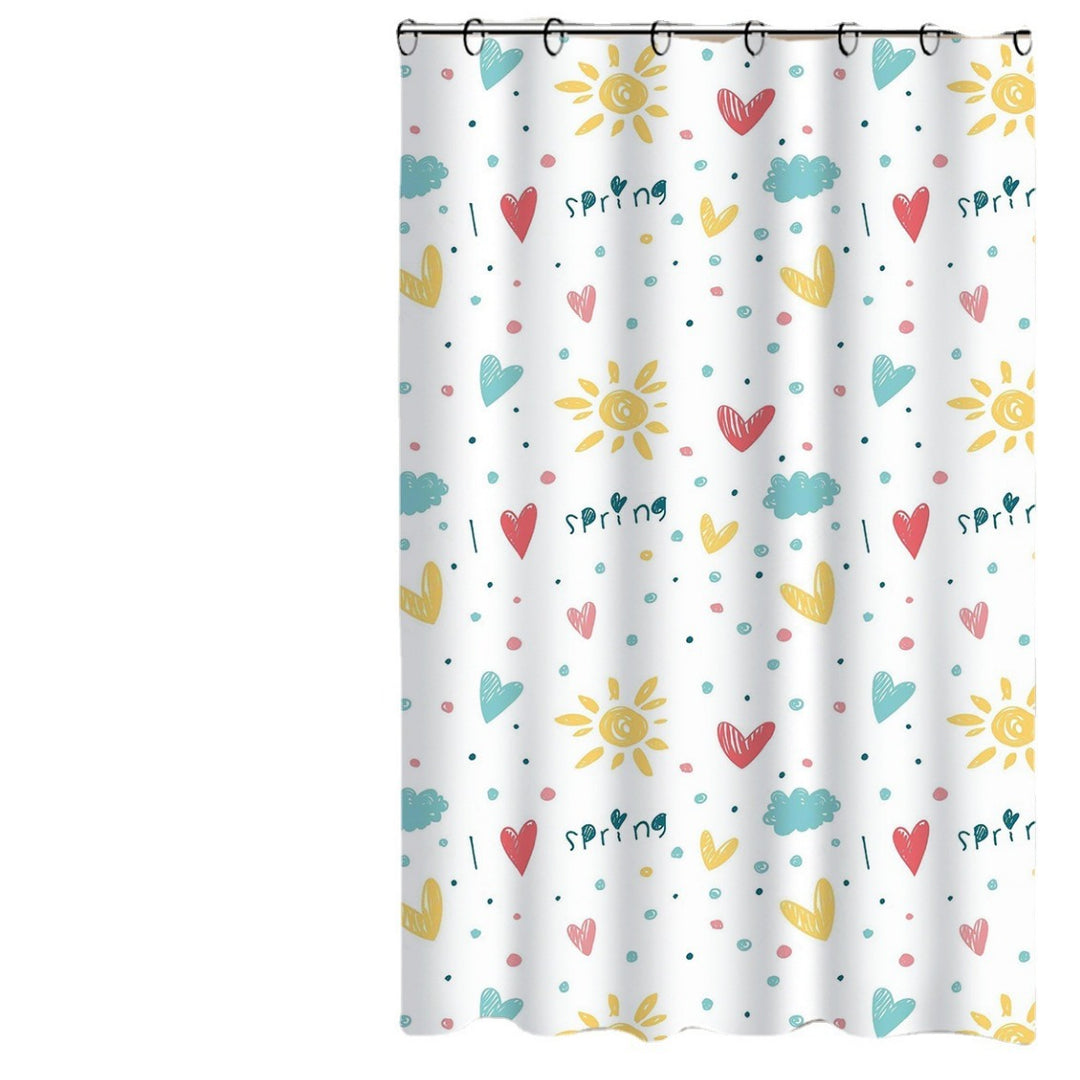 Floral Patterned Shower Curtain Stornfield