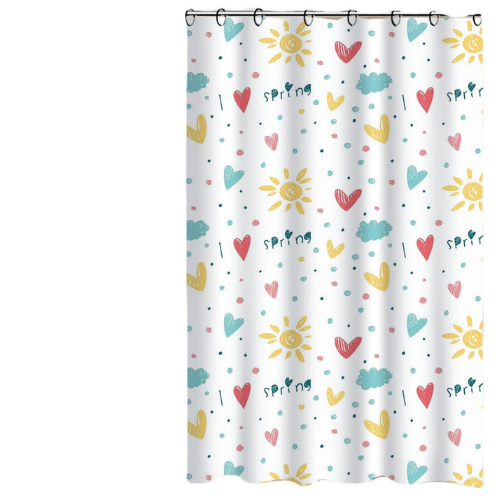 Floral Patterned Shower Curtain Stornfield
