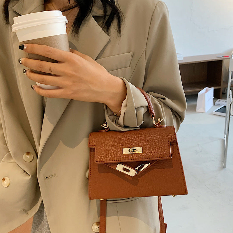 Structured Faux Leather Handbag Stornfield