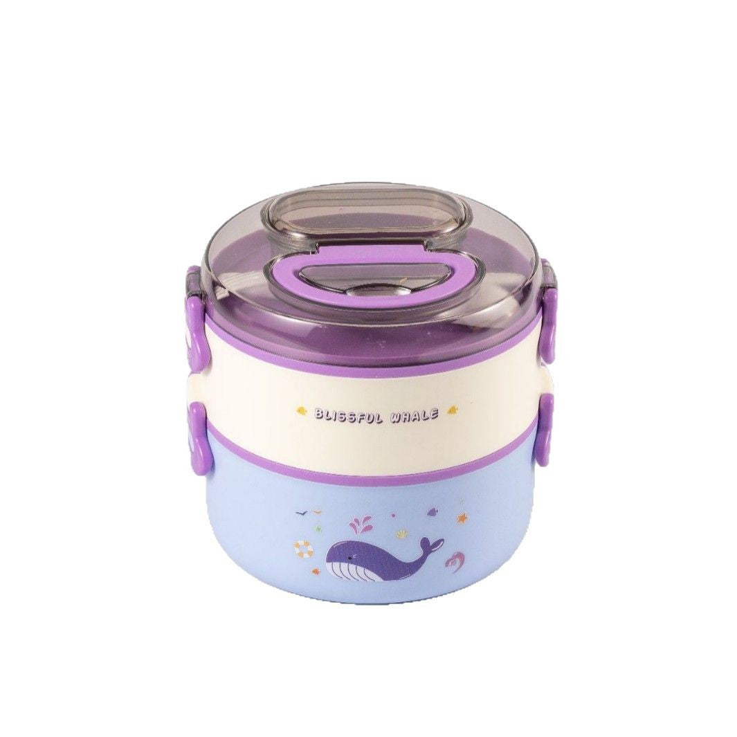 Fun-Themed Multi-Layered Food Storage Container