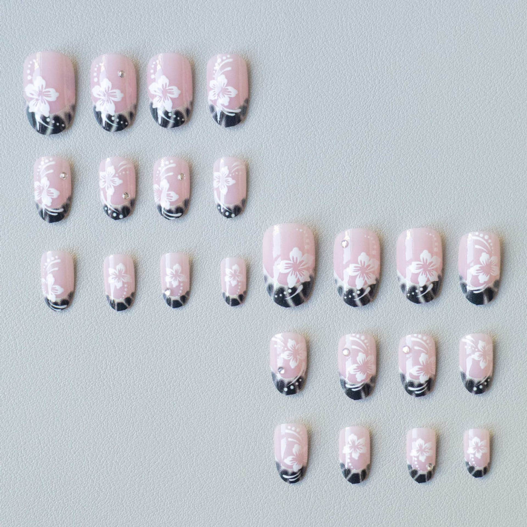 Elegant Floral Nail Art Design Set