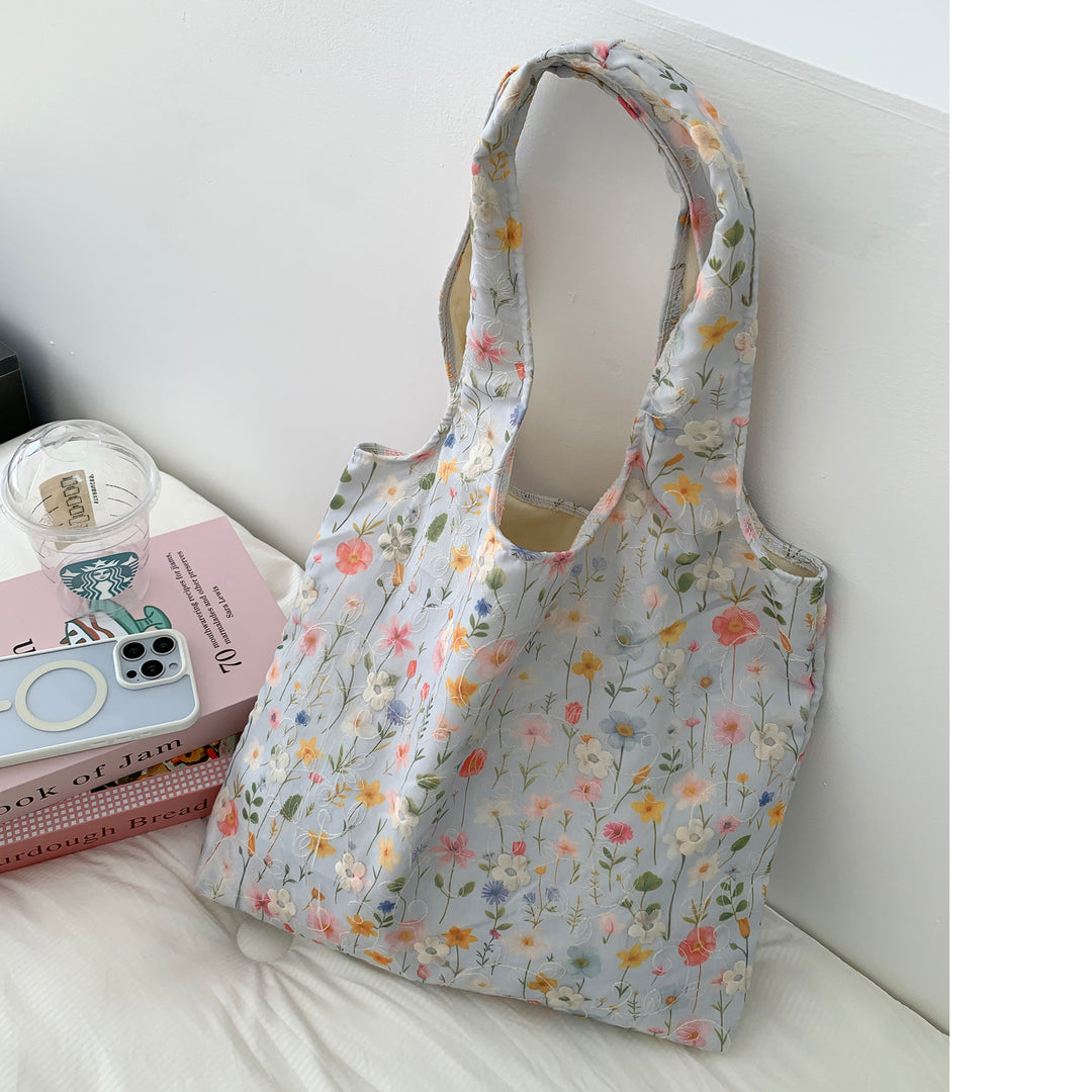 Eco-Friendly Tote Bag With Floral Design Stornfield