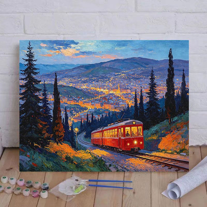 Mountain Scenery Canvas Art Stornfield