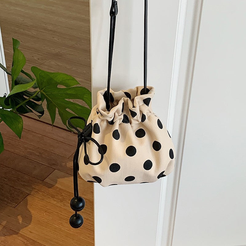 WoFun Polka Dot Drawstring Mini Handbag Stornfield