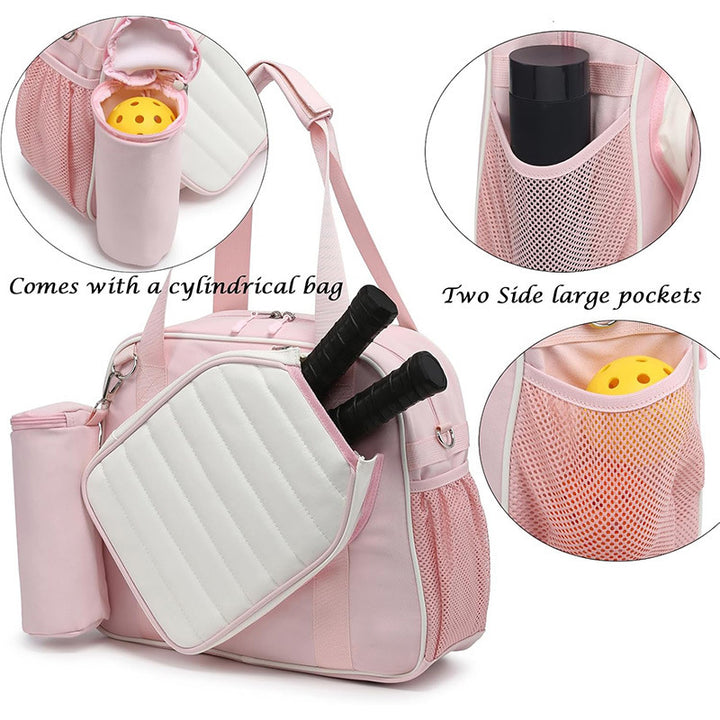 Multifunctional pickleball sports bag with insulated compartment and accessories Stornfield