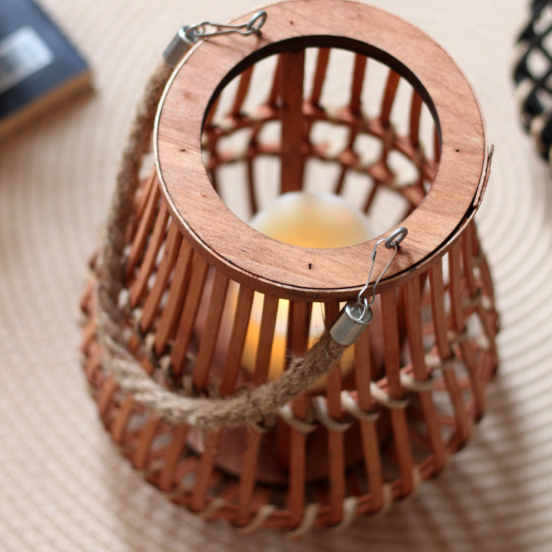 Stylish lantern with hemp handle Stornfield