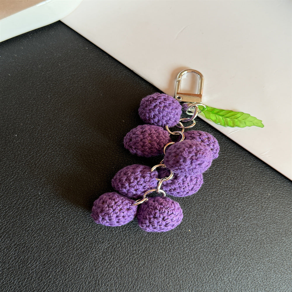 Whimsical Grape Cluster Keychain Stornfield