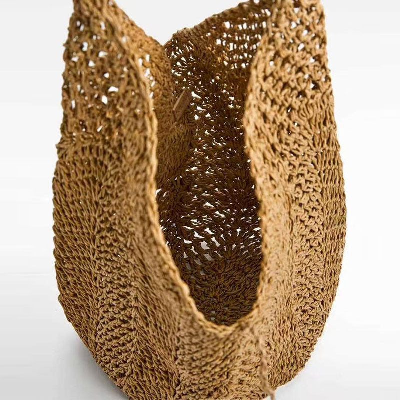 Hand-crocheted tote with deep slit Stornfield