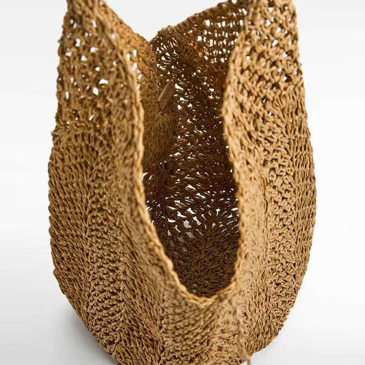 Hand-crocheted tote with deep slit Stornfield