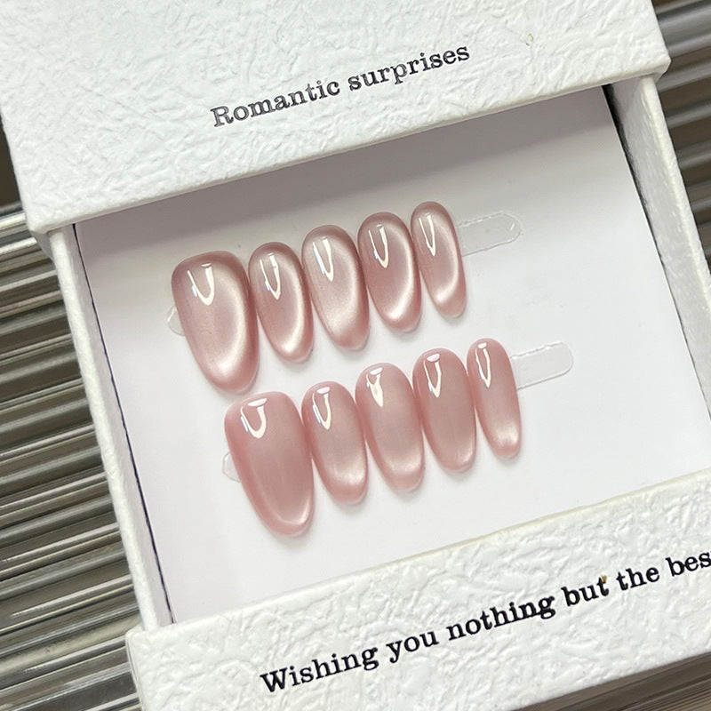 Glossy Gel Press-On Nail Set