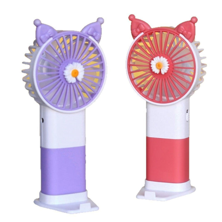 Unisex handheld fan with colorful design and adjustable tilt Stornfield