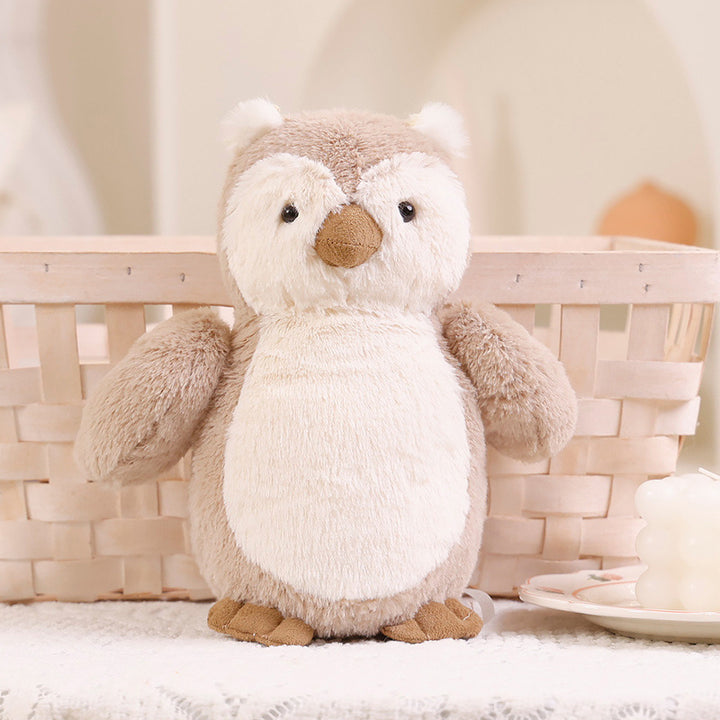 Soft Grey Elephant Plush Lovey with Rounded Belly Floppy Ears & Embroidered Safety Eyes Stornfield