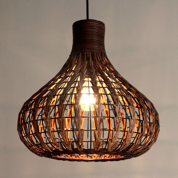 Ethereal Woven Pendant Light