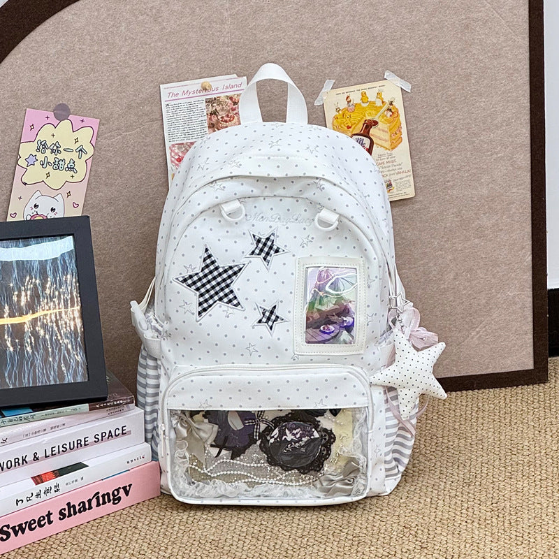 Star-Embellished Decorative Backpack Stornfield