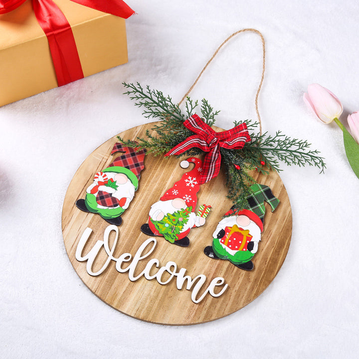 Welcome sign with festive design Stornfield