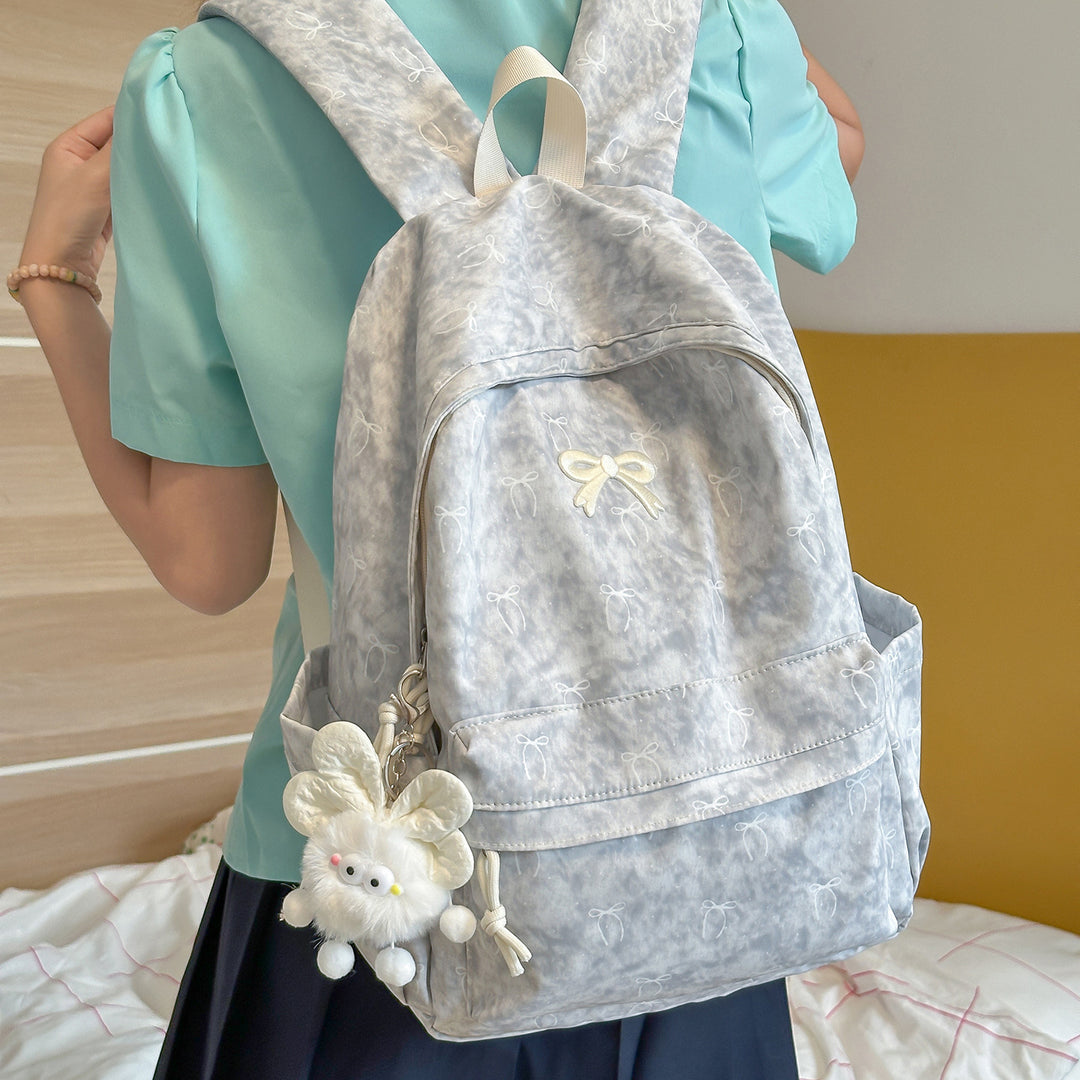 Whimsical Floral Print Casual Backpack Stornfield