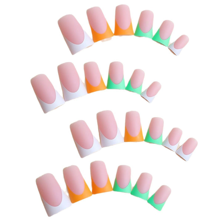 Artifical Nail Set with Creative Gradient Color Stornfield