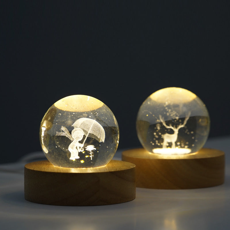 Galaxy-Themed Decorative Table Lamp