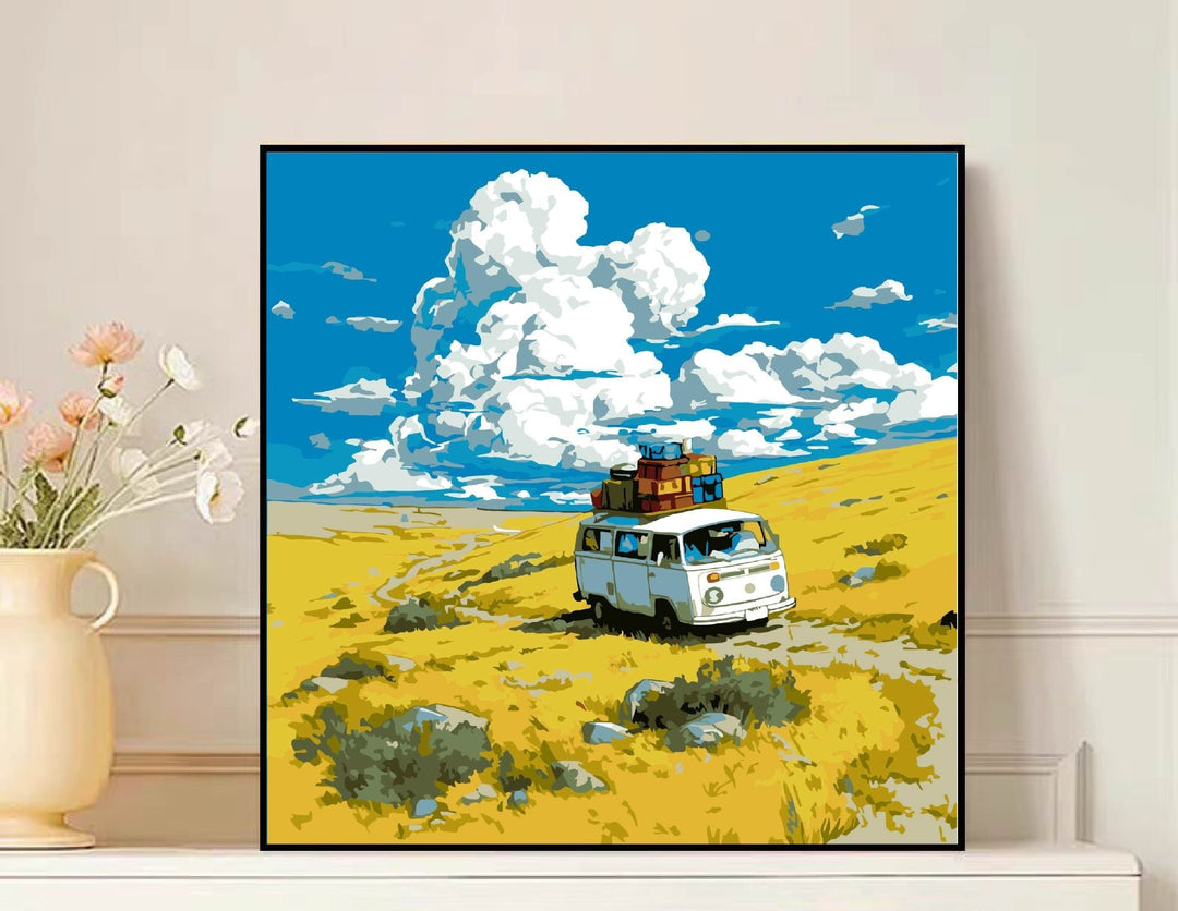 Scenic Mountain Landscape Canvas Art Stornfield