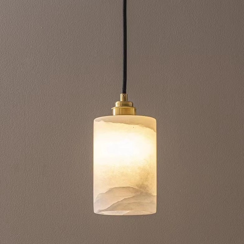 Modern Alabaster Pendant Light