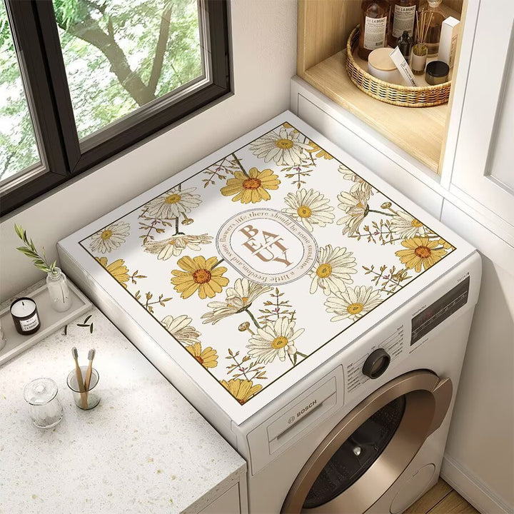 Decorative Floral Laundry Counter Mat Stornfield