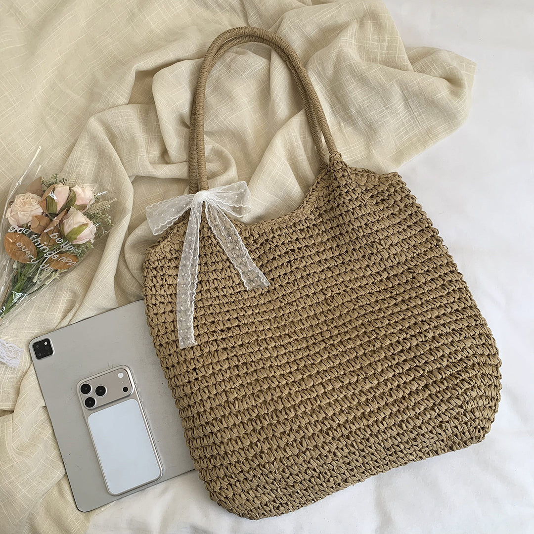 Stylish Handbag Made Of Braided Material Stornfield
