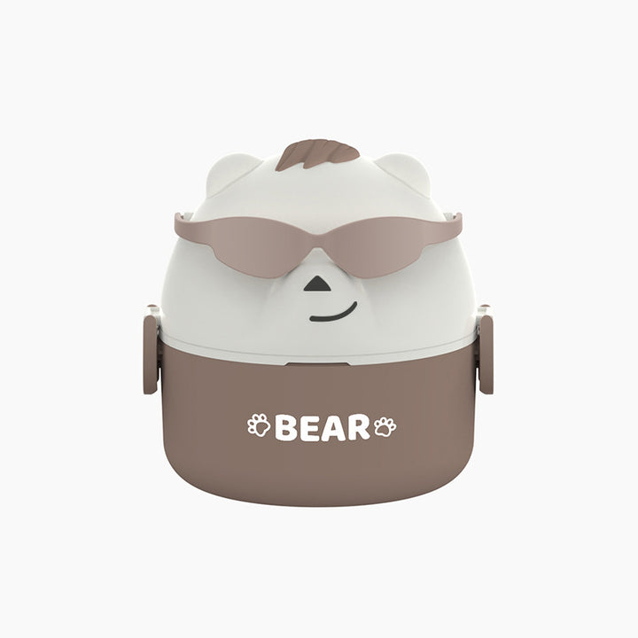 Cute Bear-Themed Stackable Lunch Box