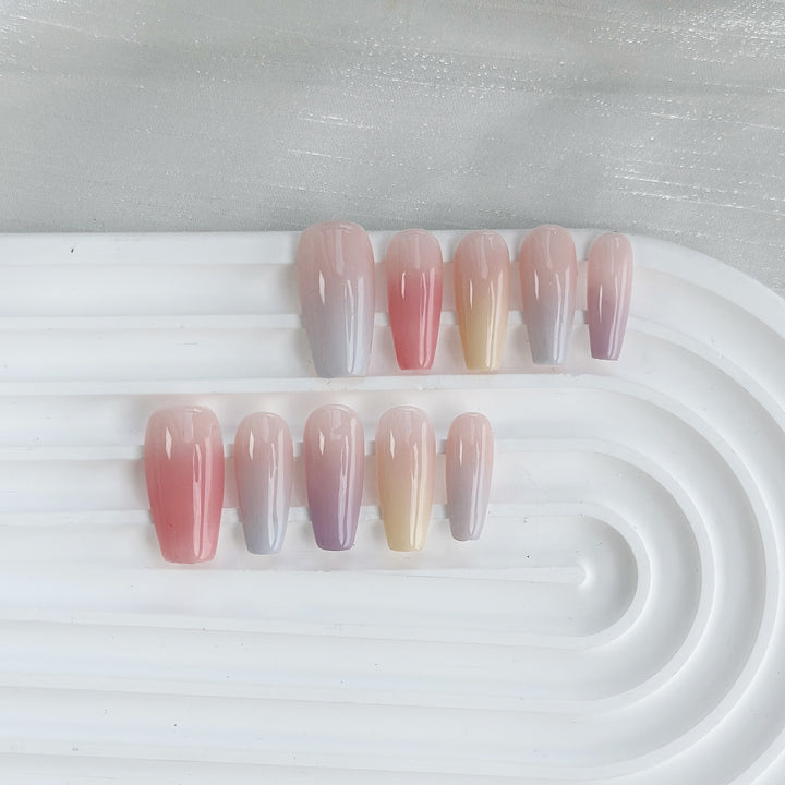 Ombre Press-On Nails Set