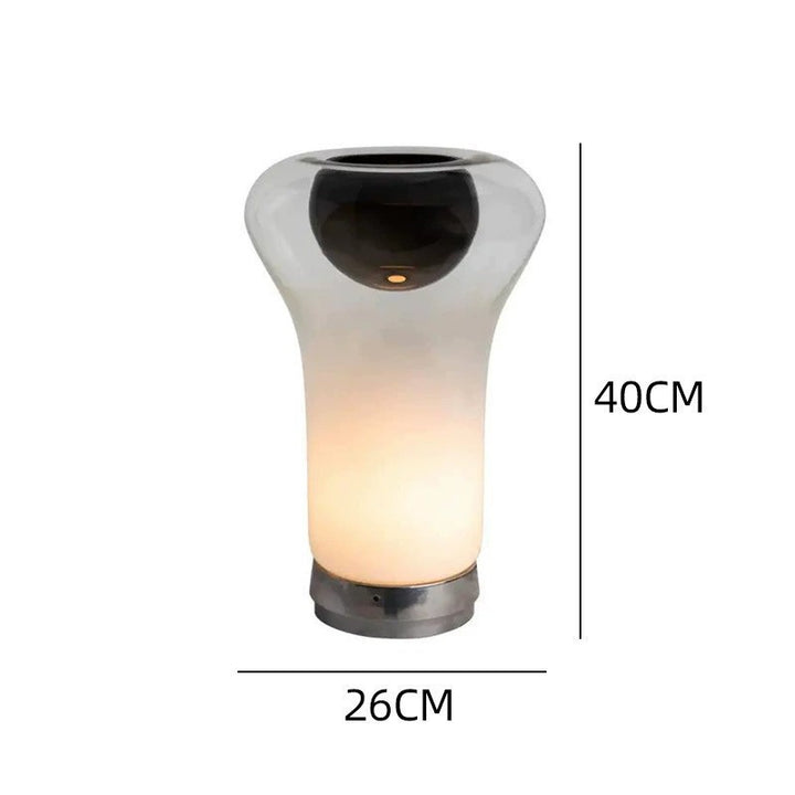 Modern Glass Accent Table Lamp