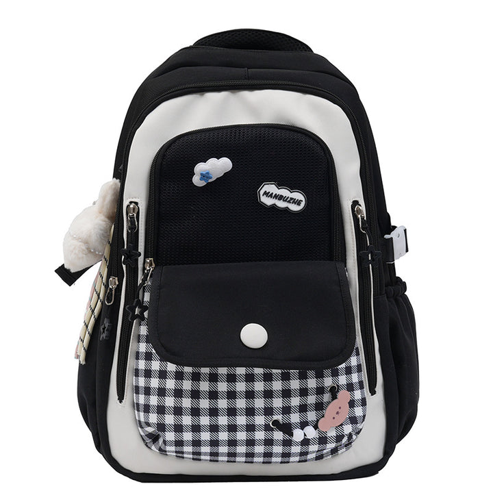 Casual Multi-Compartment School Backpack Stornfield
