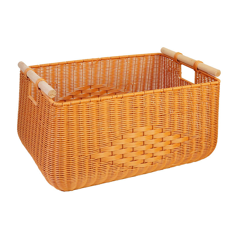Versatile Rectangle Woven Storage Basket Stornfield