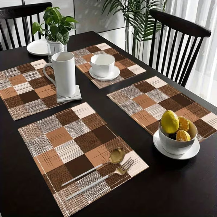 Floral Plant-Themed Table Mat