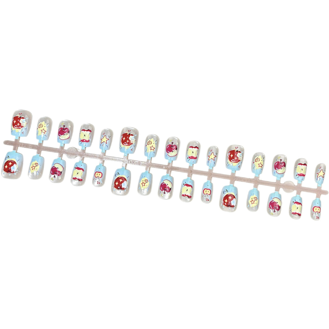 Cartoon-Themed Decorative Press-On Nails