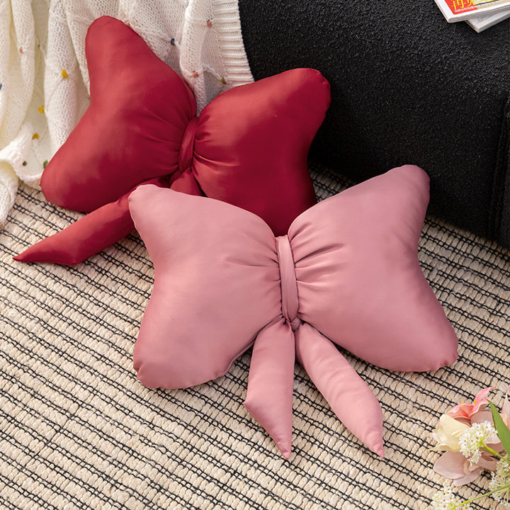 Bow-shaped luxury decorative pillow with soft polyester filling Stornfield