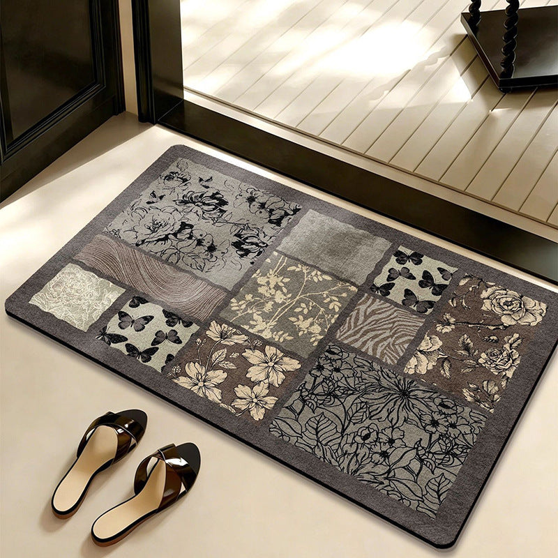Artistic Botanical Door Mat