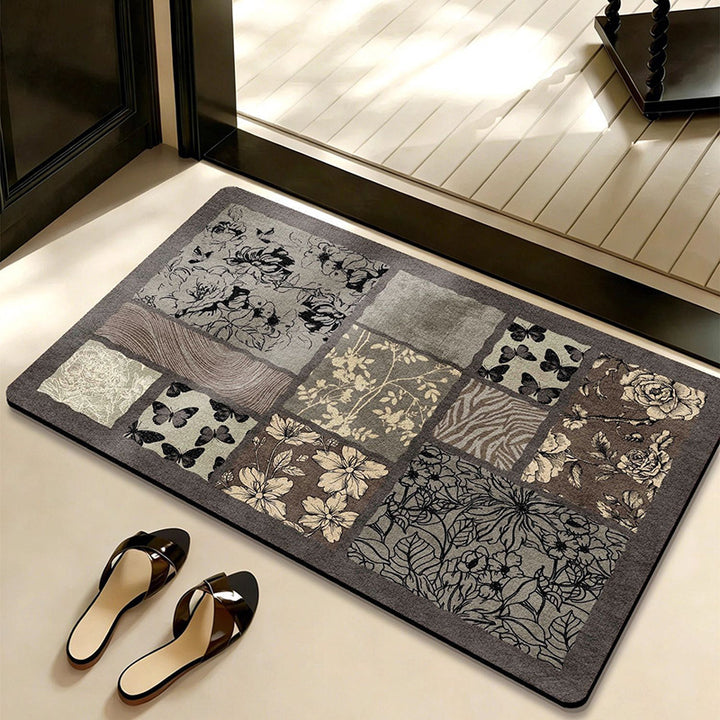 Artistic Botanical Door Mat