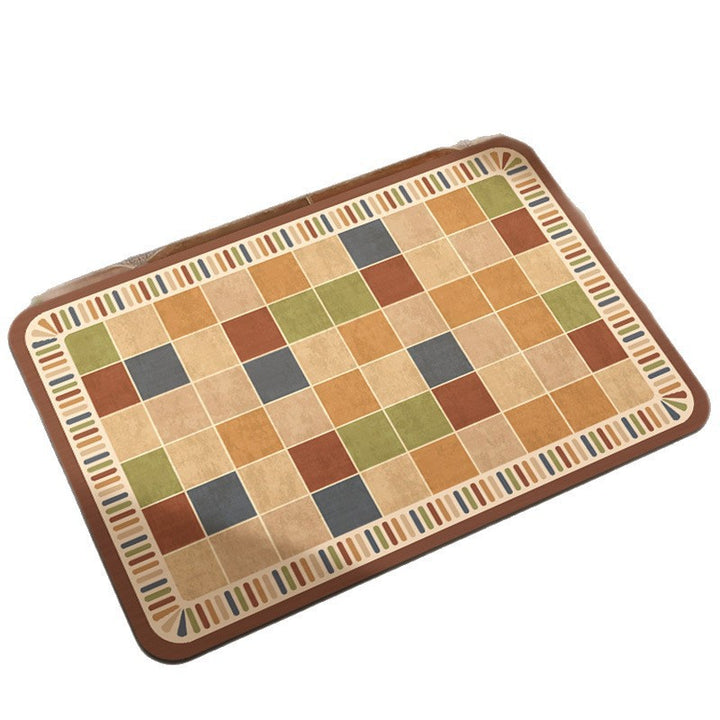 Colorful Patchwork Design Floor Mat Stornfield