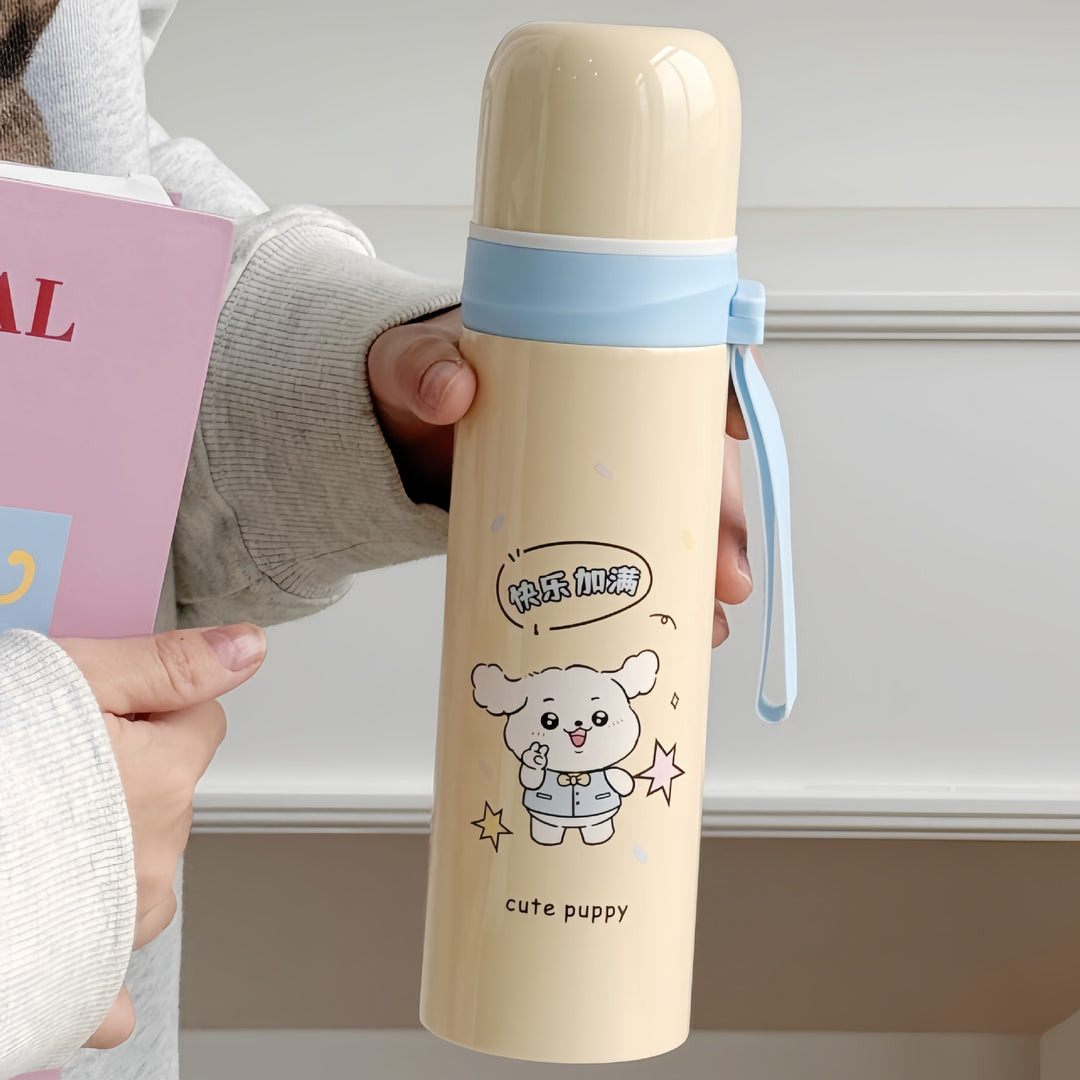 Ladies insulated bottle with cute dog design Stornfield