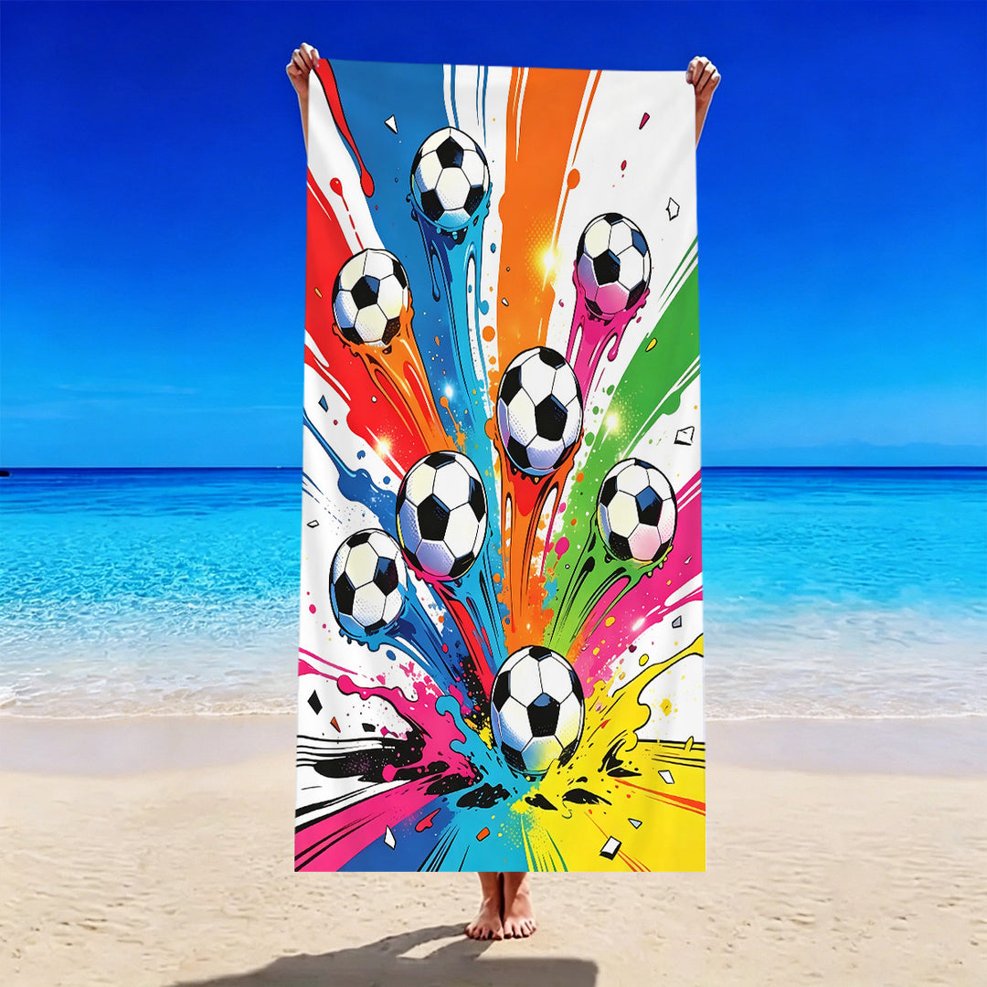 Football-themed beach towel Stornfield