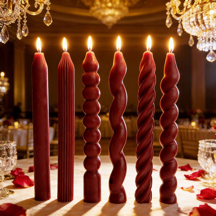 Twisted Pillar Candle Set