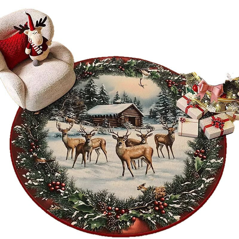 Whimsical Round Area Rug
