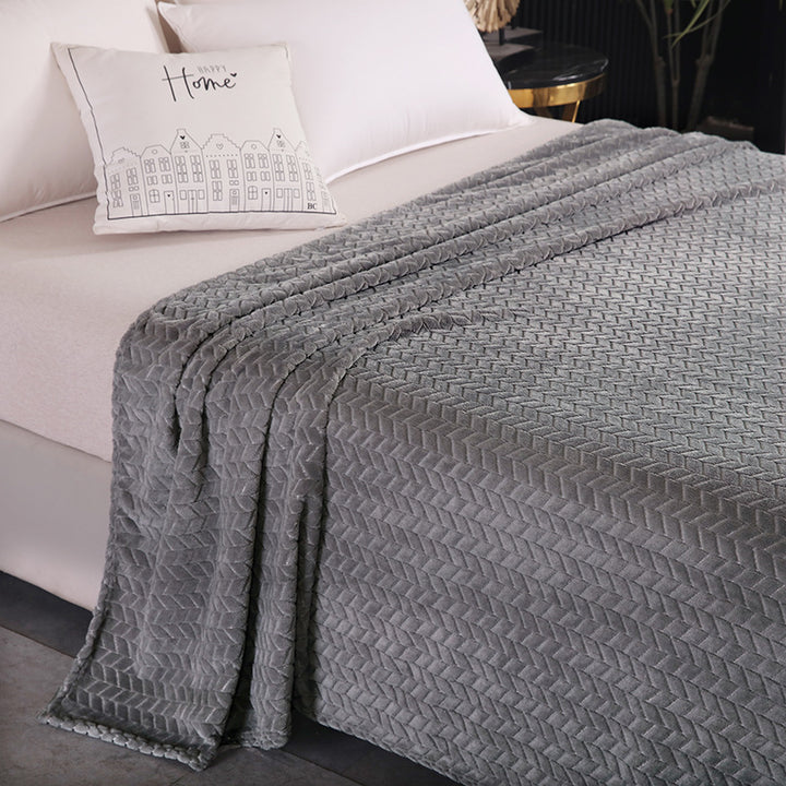 Luxury Textured Throw Blanket