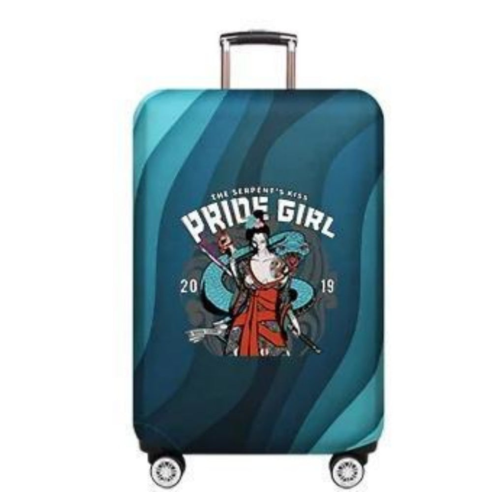 Unisex Hard Shell Luggage with Creative Bear Design Graphic Stornfield