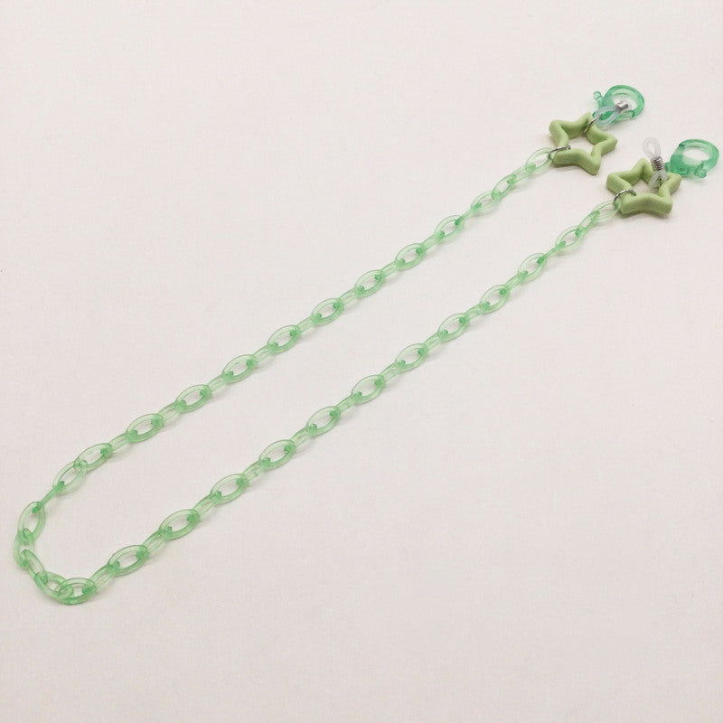 Fashionable glasses holder chain with star pendants Stornfield