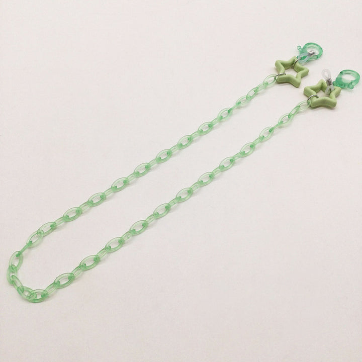 Fashionable glasses holder chain with star pendants Stornfield