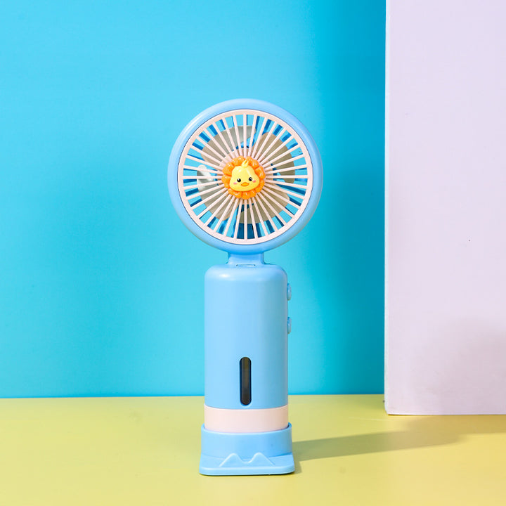 Women's Portable Mini Hand Fan with Cute Animal Design Stornfield