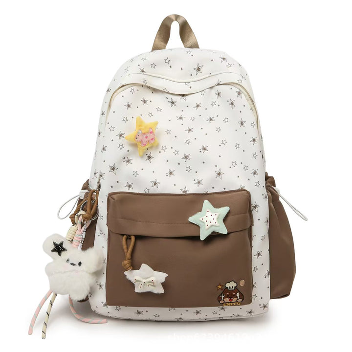 Star-themed Plush Backpack Stornfield